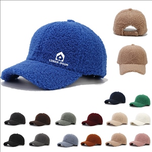 Lamb Wool Winte Baseball Cap